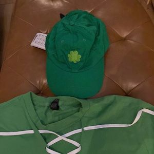 Happy st Patrick’s day great shirt and hat